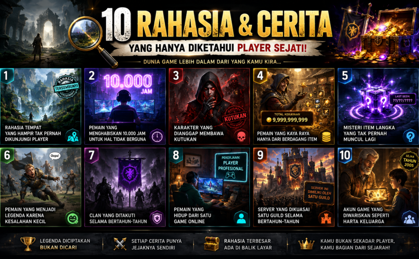 Dari Zero Jadi Hero: Kisah Pemain Game yang Menjadi Legenda Karena Kesalahan Kecil